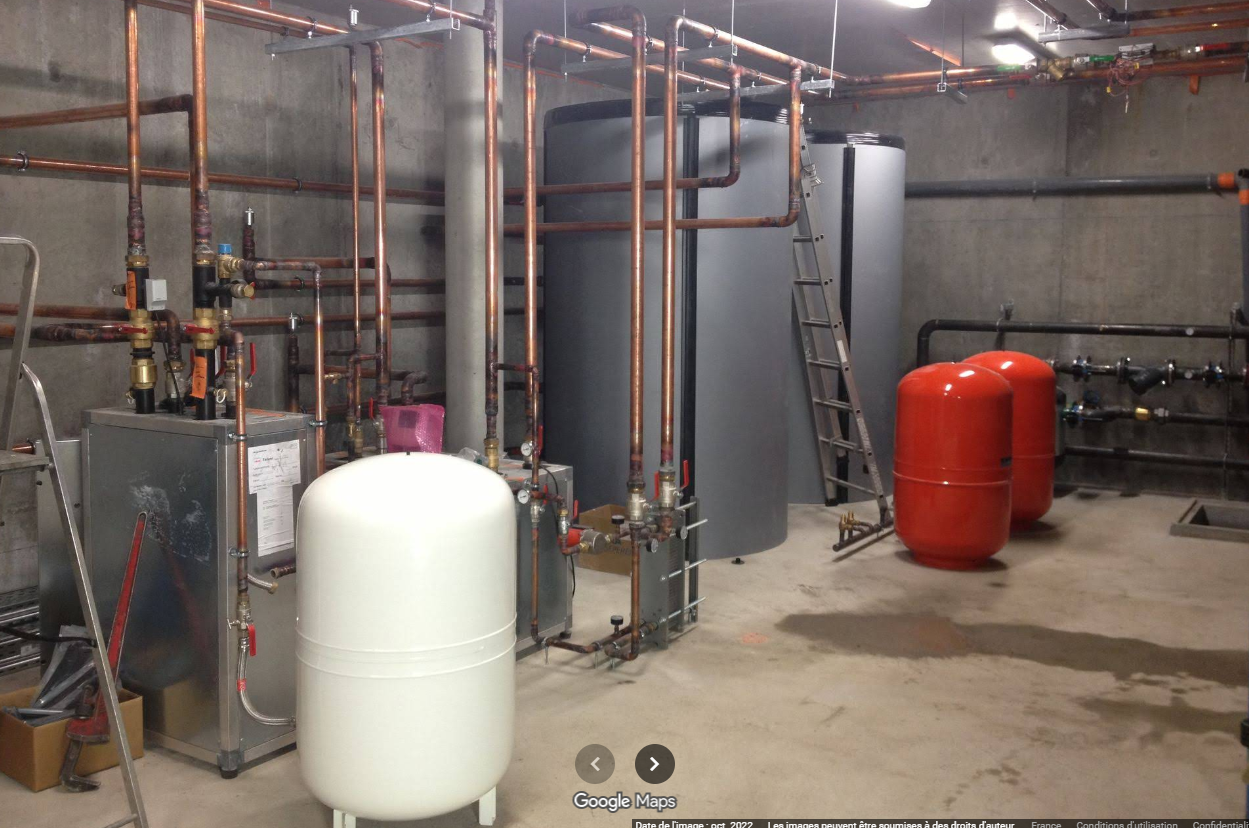 Chaufferie et réseau acier